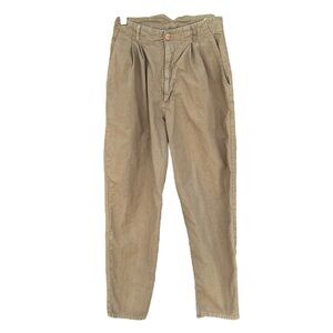 VTG 80s 90s BONGO High Waist Pleated Mom Pants Tapered Sz 7 USA Parachute Style